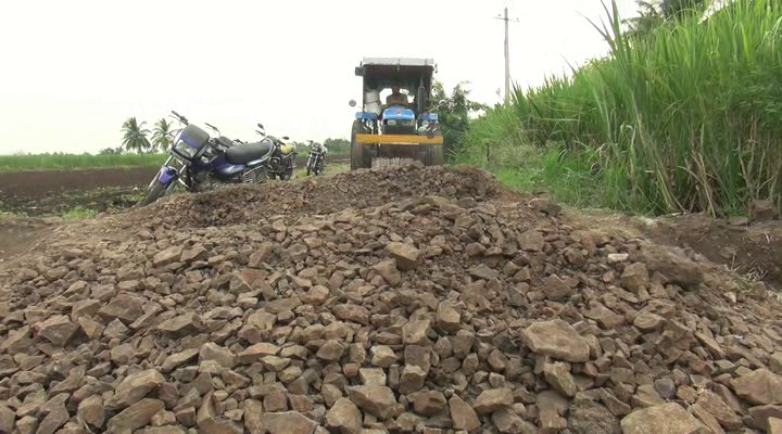 Ex-GP member digs up road as rain water floods field, cuts off access to 2 villages