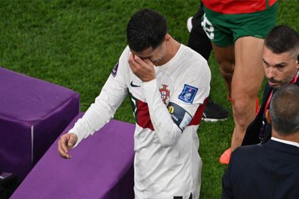 Cristiano Ronaldo leaves in tears as Portugal crash out of World Cup