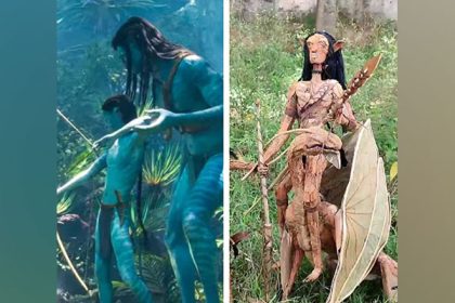 Puducherry students make 'Avatar' figurines from natural waste materials