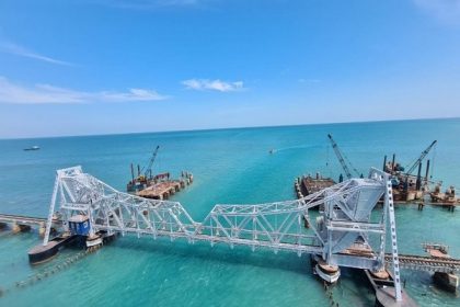 Southern Railway bans trains on Pamban bridge due to high-speed winds