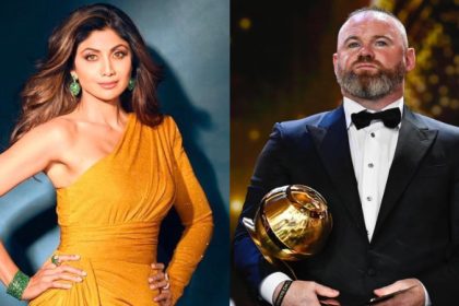 Shilpa Shetty catches 'football fever' on meeting Wayne Rooney, check out pic