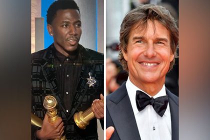 Golden Globes host Jerrod Carmichael roasts Tom Cruise over Scientology
