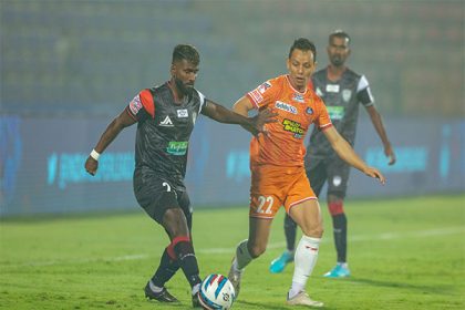 FC Goa dropped full points as spirited NorthEast United hold them to 2-2 draw