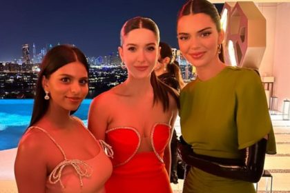 Suhana Khan, Shanya Kapoor meet Kendall Jenner in Dubai
