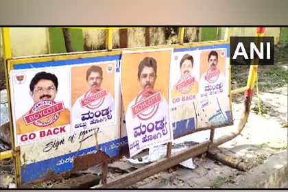 Revenue Minister R Ashok faces heat in Mandya with 'Go Back' posters