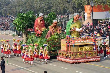 K'taka's women empowerment tableau takes part in R-Day parade rehearsal