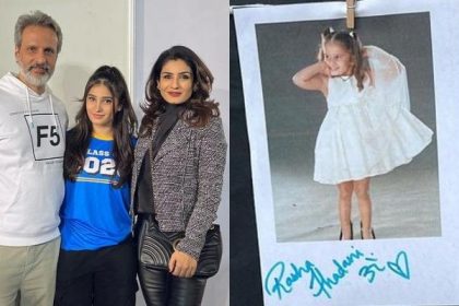 Raveena shares 'proud mom' moment on daughter Rasha promotion in school