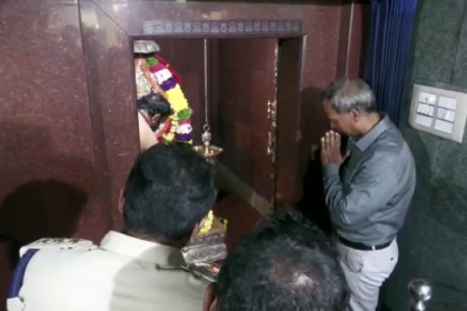 Post 'Santro' Ravi arrest, ADGP visits Nimishamba temple for thanksgiving