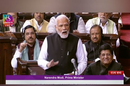 Congress never tried to solve permanent problems of country: Modi in RS