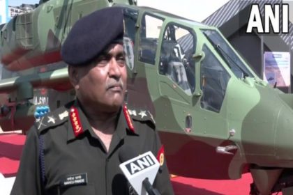 Army Chief flies in LCH at Aero India
