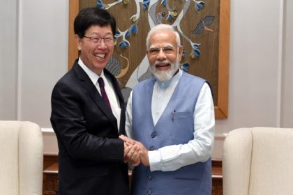 PM Modi meets with Foxconn chairman, discusses India's tech and innovation