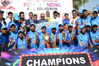 India's differently-abled cricket team blanks Nepal 3-0 in T20I series