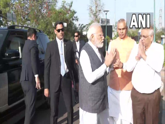 IND vs AUS, 4th Test: Modi arrives at Narendra Modi Stadium in Ahmedabad