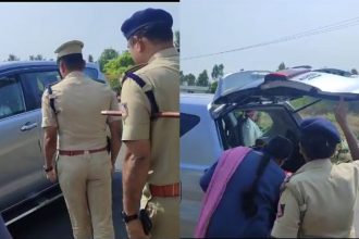 Election officials check CM Bommai's vehicle en route to Ghati Subramanya temple