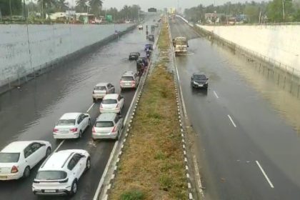 Motorists vent ire as newly opened expressway gets flooded after rain, leads to accidents