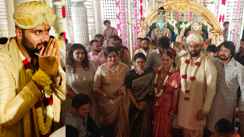 Late Actor And Rebel Star's Son Abhishek Ambareesh Ties The Knot With ...