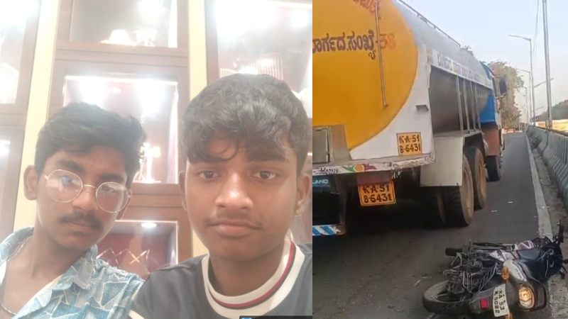 Pillion dies, rider escapes after tanker knocks down two-wheeler