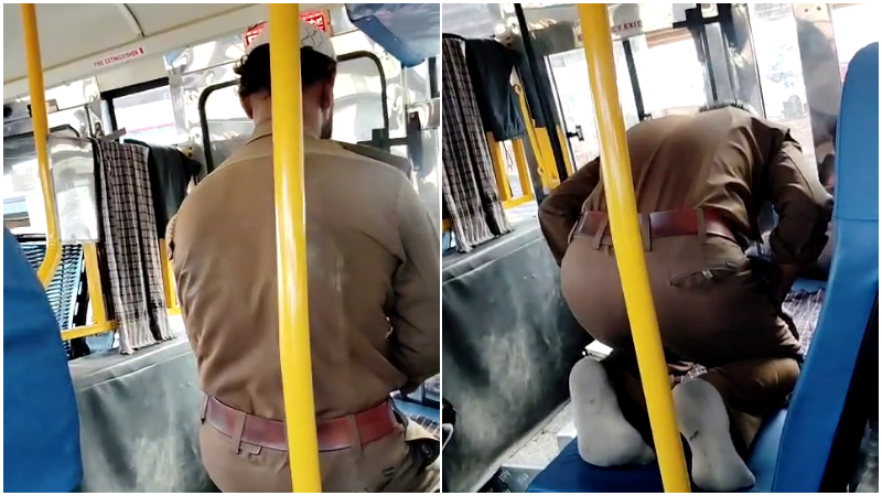 NWKRTC driver stops bus midway to offer namaz, stirs row