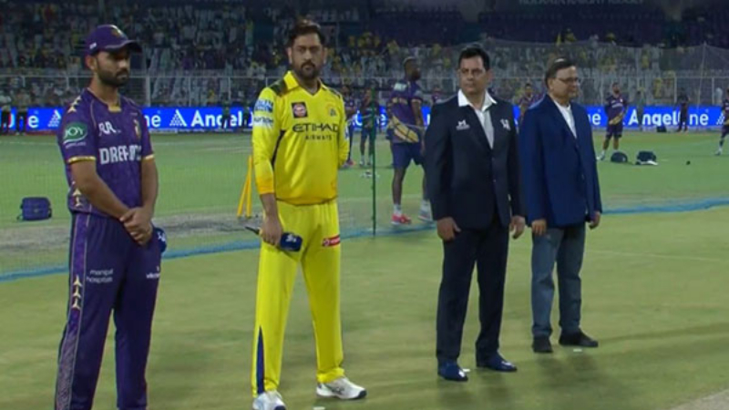 Kolkata win toss, opt to bat against CSK; KKR’s Venkatesh Iyer misses out